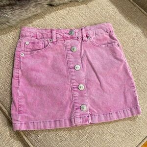 Hudson corduroy pink skirt 5